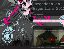 Tablet Screenshot of megadeth.megawan.com.ar